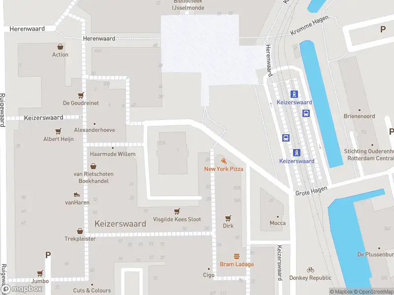 Politie naar de Herenwaard in Rotterdam