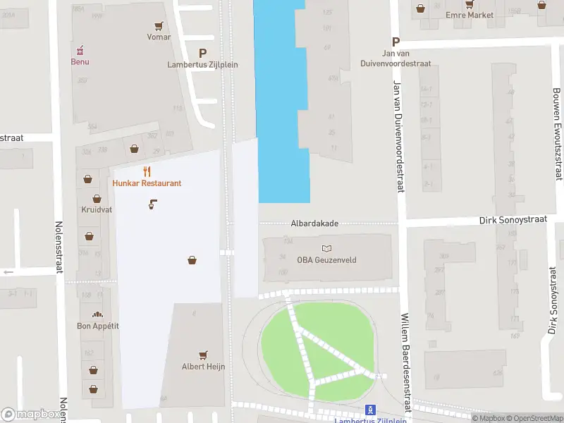 Ambulance met gepaste spoed naar de Nolensstraat in Amsterdam