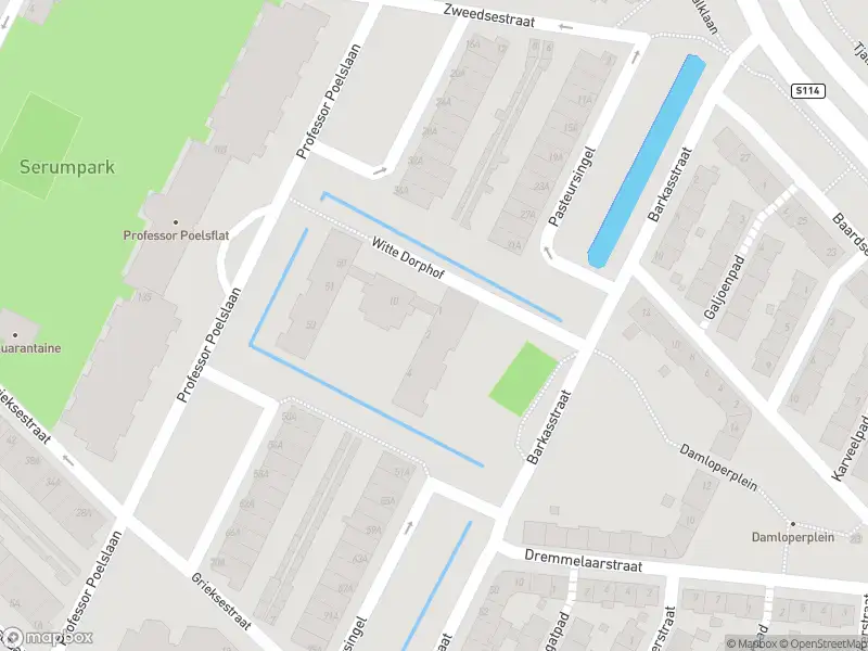 Ambulance met gepaste spoed naar de Witte Dorphof in Rotterdam