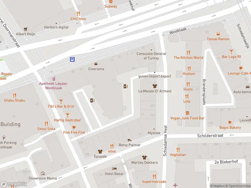 112 melding Politie naar de Schiedamse Vesthof in Rotterdam