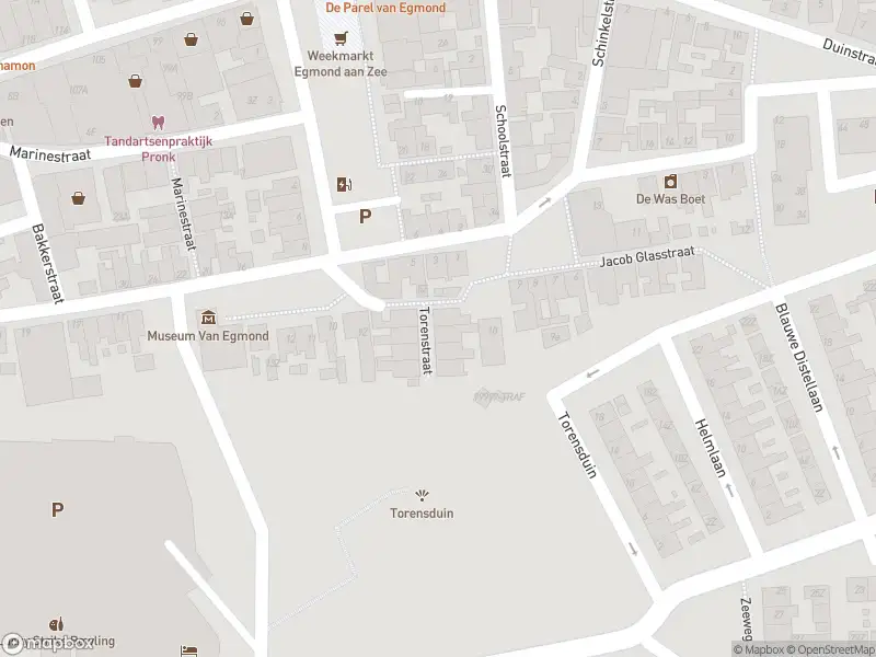 Overlastmelding Torenstraat in Egmond aan Zee