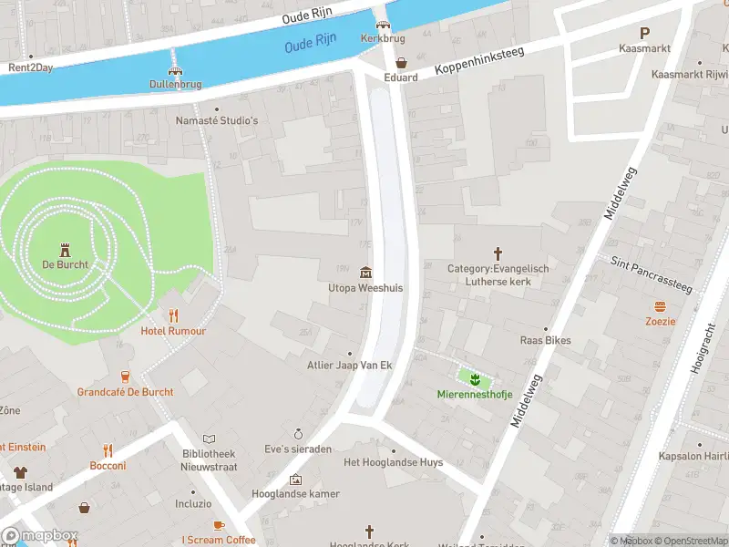 Ambulance met gepaste spoed naar de Nieuwe Rijn in Leiden