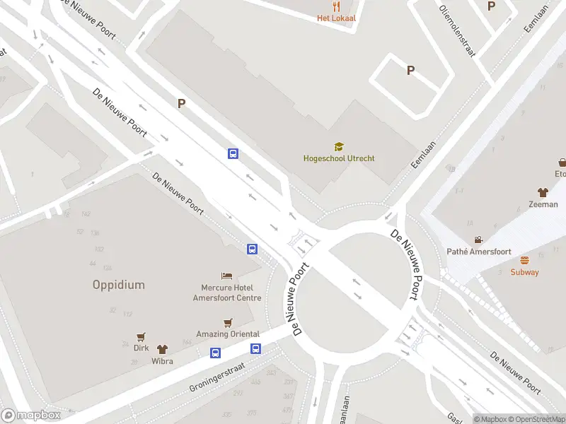 112 melding Politie naar de De Nieuwe Poort in Amersfoort vanwege aanrijding met letsel