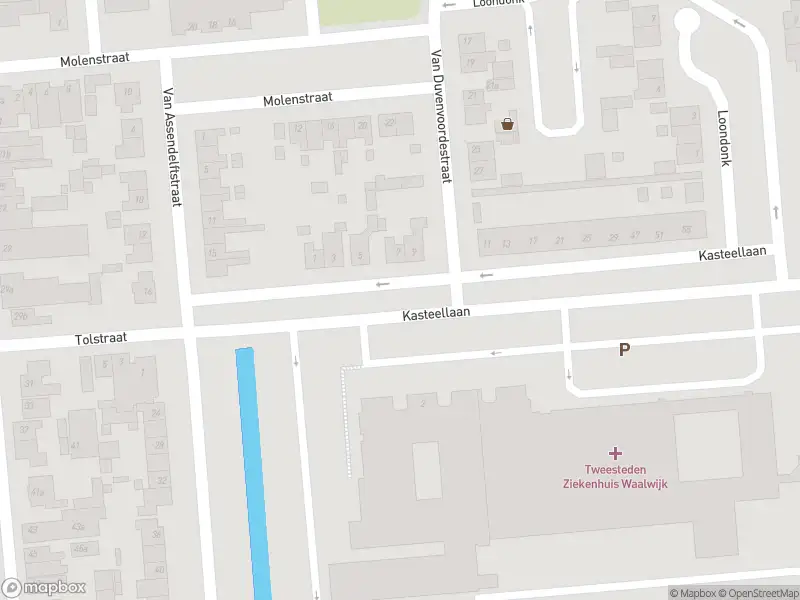 Brandweer met gepaste spoed naar de Westeinde in Waalwijk