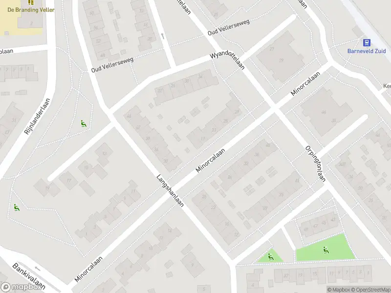 Brandweer met gepaste spoed naar de Minorcalaan in Barneveld vanwege stormschade