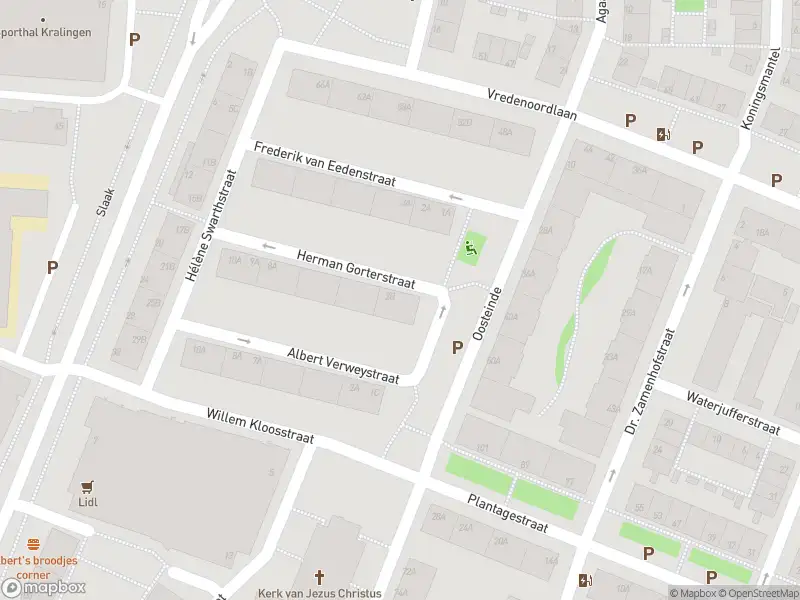 Ambulance met grote spoed naar de Herman Gorterstraat in Rotterdam