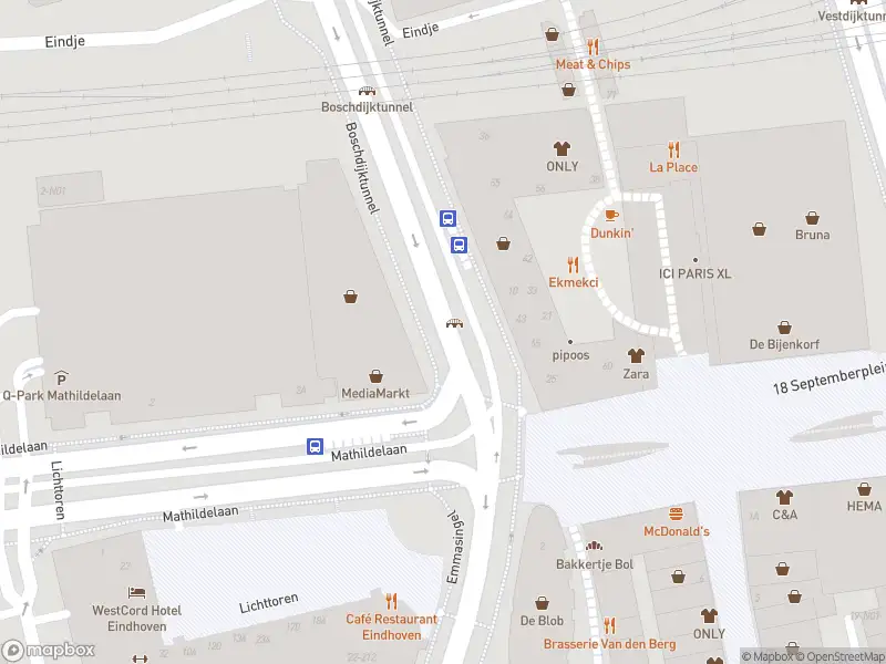 Politie naar de Boschdijktunnel in Eindhoven vanwege ongeval met letsel