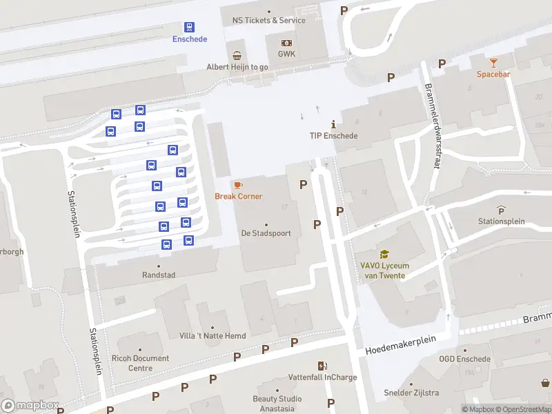 Politie naar de Stationsplein in Enschede