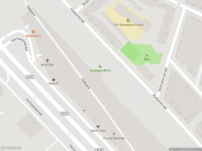 Ambulance met grote spoed naar de Vierhavensstraat in Rotterdam