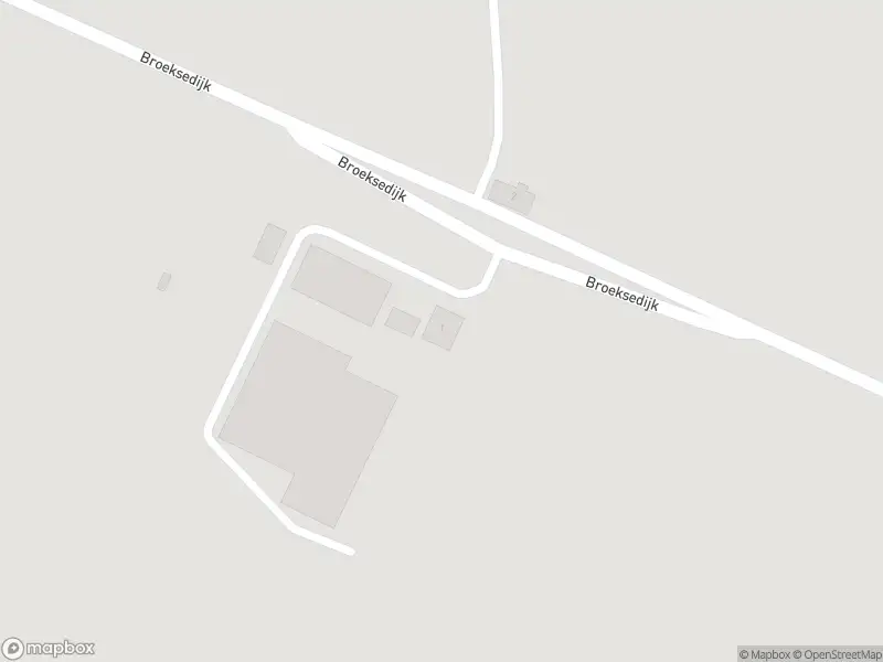 Politie met gepaste spoed naar de Broeksedijk in Tholen vanwege middelgrote brand