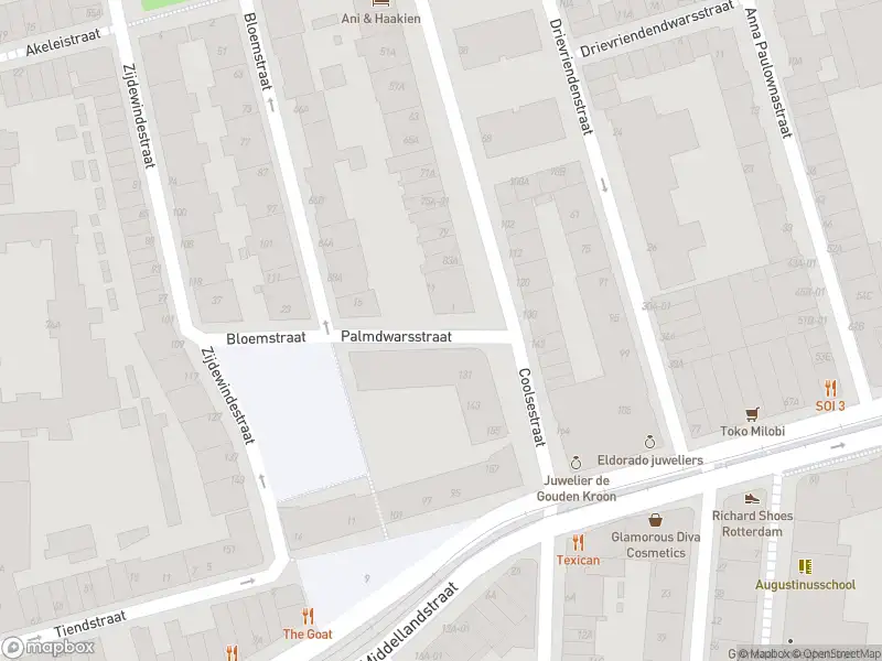 112 melding Brandweer met gepaste spoed naar de Palmdwarsstraat in Rotterdam