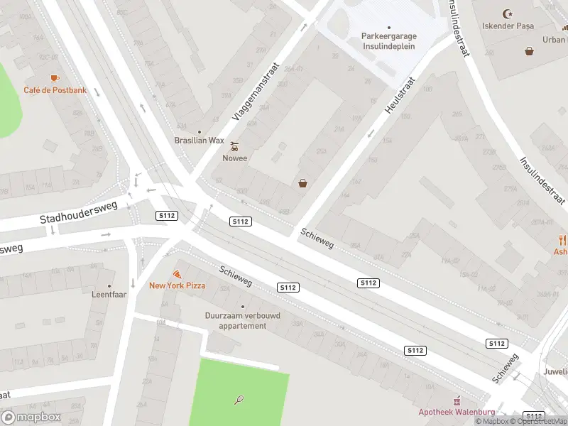 112 melding Ambulance met grote spoed naar de Schieweg in Rotterdam