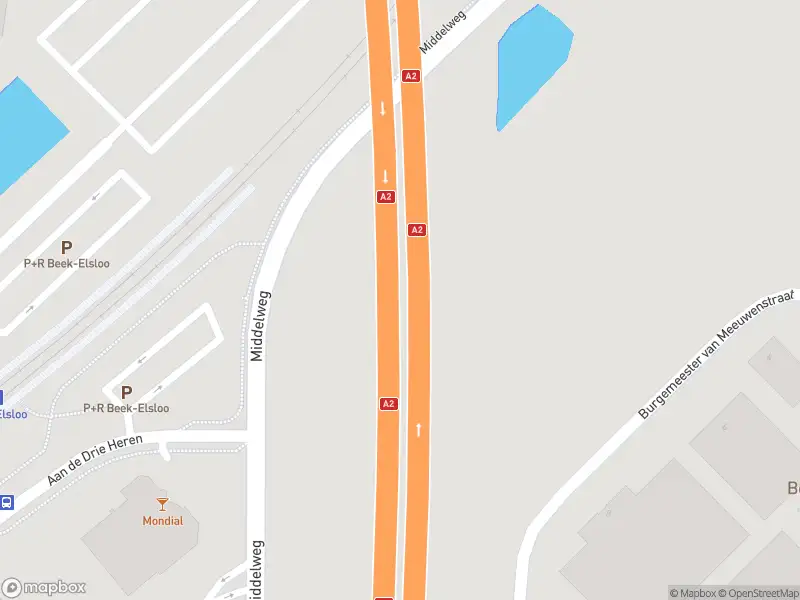 Politie naar de Middelweg in Beek vanwege aanrijding met letsel