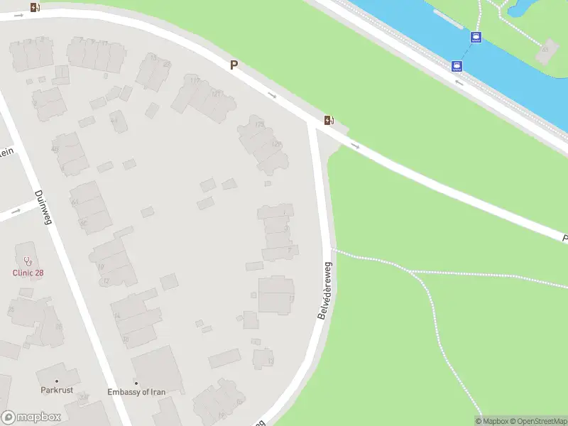 Ambulance met gepaste spoed naar de Belvédèreweg in 's-Gravenhage