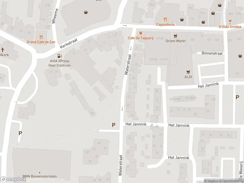Brandweer met gepaste spoed naar de Waterstraat in Goor vanwege een liftopsluiting