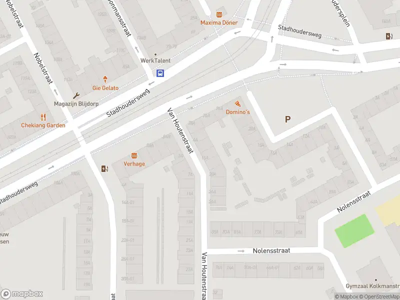 Ambulance met gepaste spoed naar de Van Houtenstraat in Rotterdam