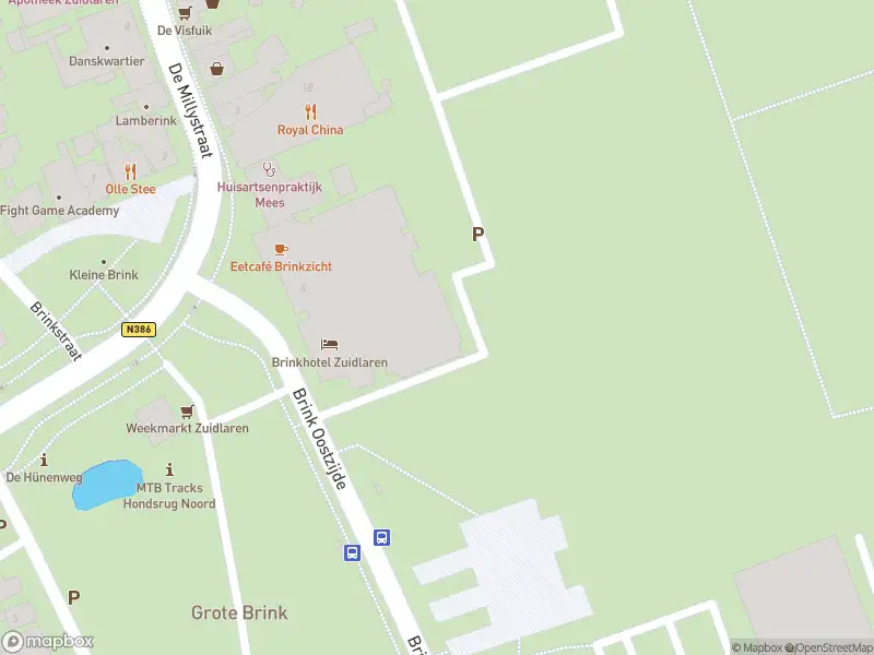 112 melding Politie met grote spoed naar de Brink O.Z. in Zuidlaren vanwege ongeval met letsel