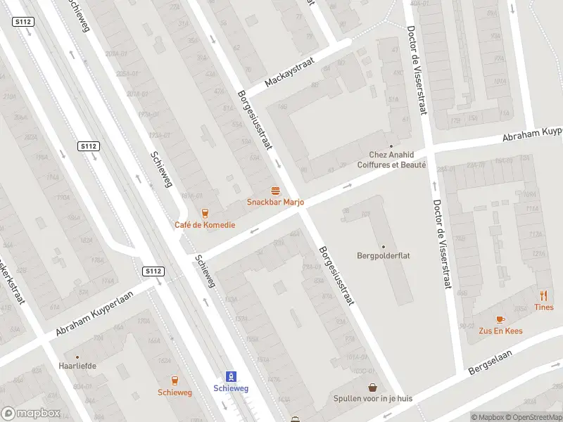 112 melding Besteld ambulance vervoer naar de Borgesiusstraat in Rotterdam