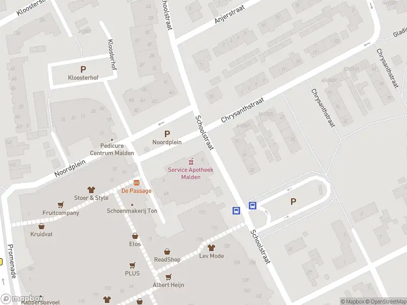 Brandweer met gepaste spoed naar de Schoolstraat in Malden vanwege een liftopsluiting