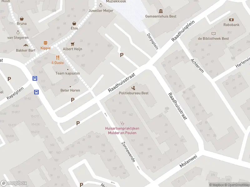 Overlastmelding Raadhuisstraat in Best gesloten