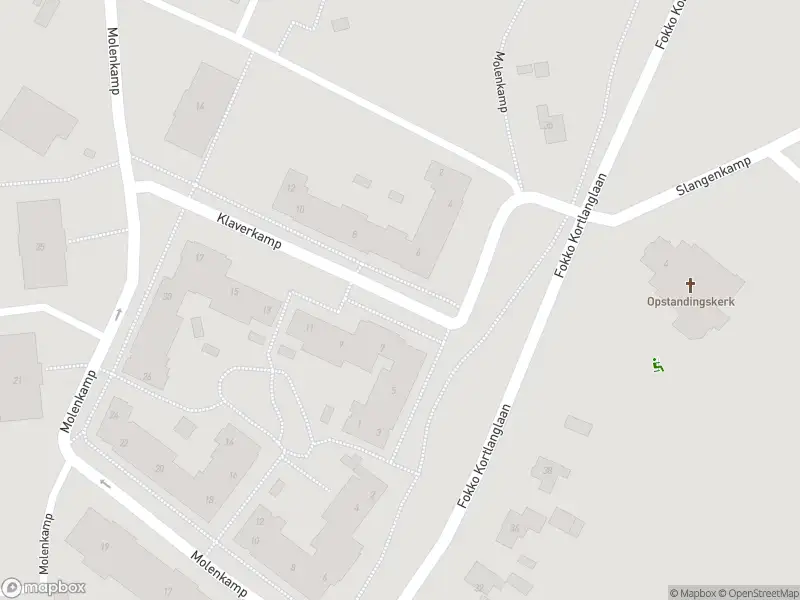 Brandweer met gepaste spoed naar de Klaverkamp in Ermelo vanwege afgaan automatisch brandalarm