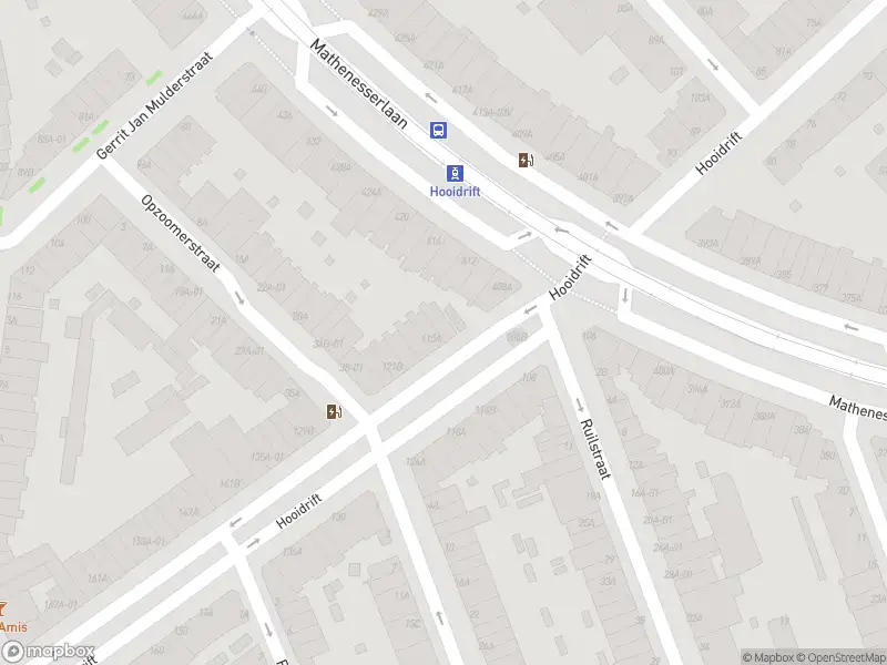 Ambulance met grote spoed naar de Hooidrift in Rotterdam