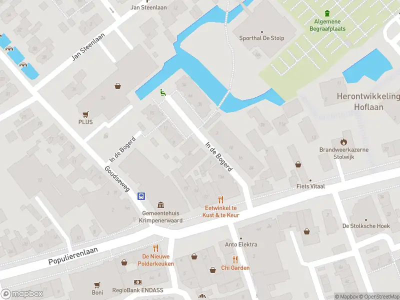 Brandweer met gepaste spoed naar de In de Bogerd in Stolwijk