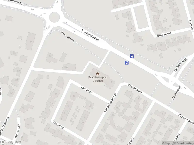 Politie naar de Kempenweg in Oirschot vanwege ongeval met letsel