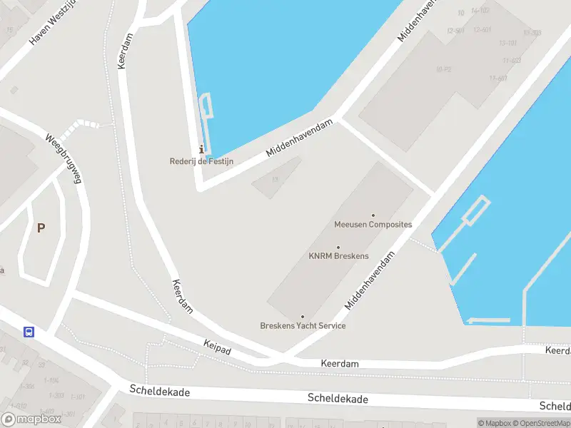 Brandweer met gepaste spoed naar de Middenhavendam in Breskens vanwege wateroverlast