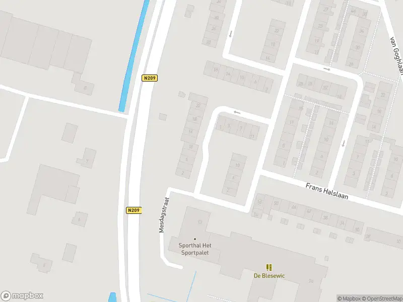 Politie naar de Mesdagstraat in Bleiswijk