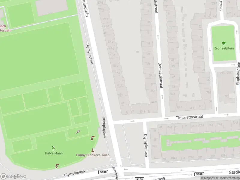 Overlastmelding Olympiaplein in Amsterdam