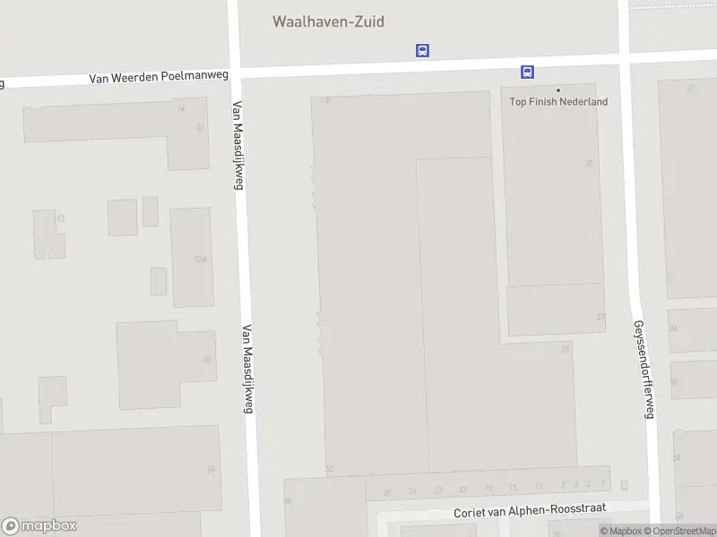 Politie naar de Van Maasdijkweg in Rotterdam