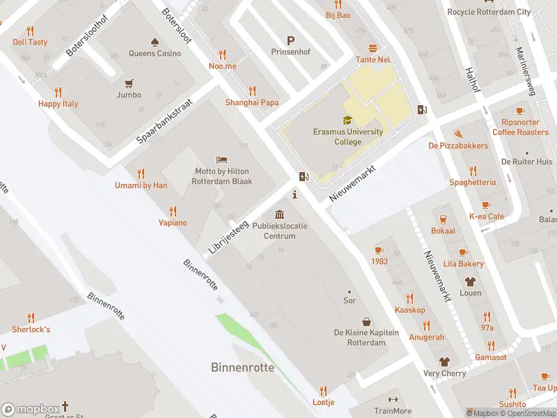 112 melding Ambulance met grote spoed naar de Botersloot in Rotterdam