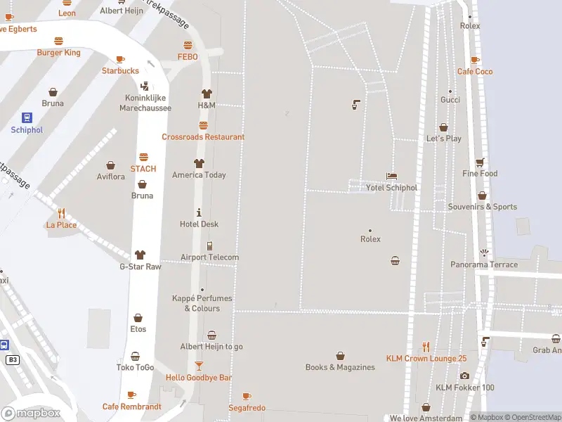 Ambulance met gepaste spoed naar de Vertrekpassage in Schiphol