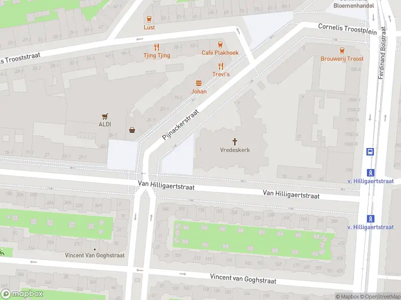 Ambulance met grote spoed naar de Vredeskerkplein in Amsterdam