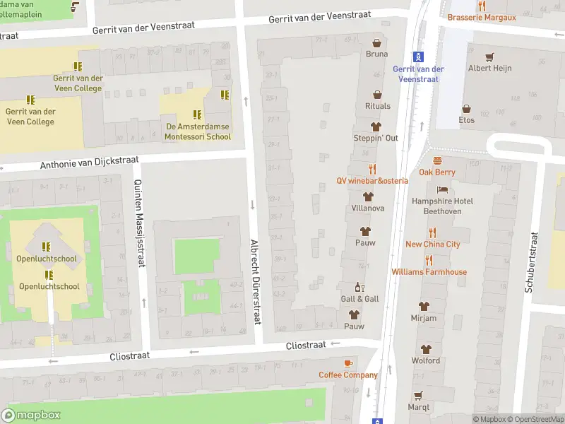 Brandweer met gepaste spoed naar de Schubertstraat in Amsterdam vanwege afhijsen patient