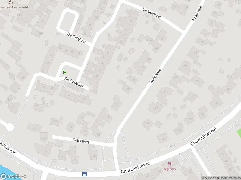 Politie naar de Churchillstraat in Barneveld vanwege aanrijding met letsel