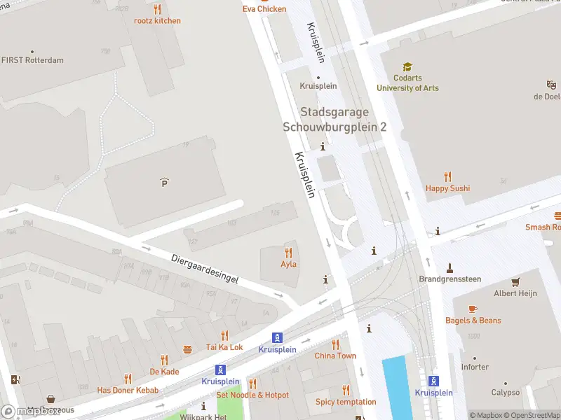 Ambulance naar de Kruisplein in Rotterdam