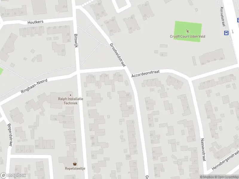 Politie naar de Grootveldstraat in Uden vanwege ongeval met letsel