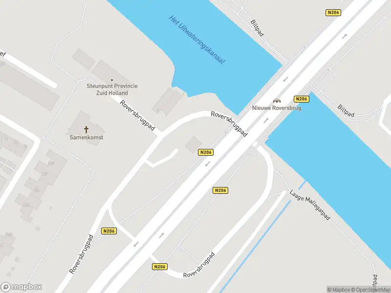 Ambulance met gepaste spoed naar de Provinciale weg N206 in Katwijk