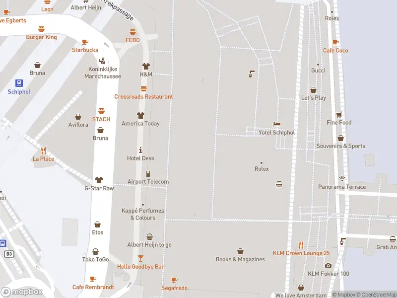 Ambulance met gepaste spoed naar de Vertrekpassage in Schiphol