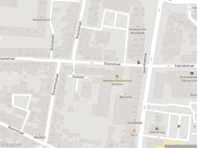 Brandweer met gepaste spoed naar de Elzenhof in Tilburg