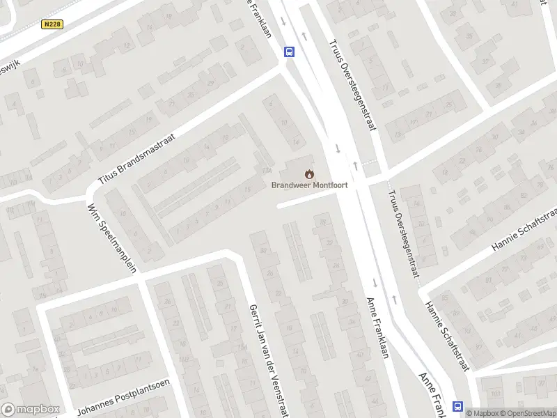 Politie naar de Anne Franklaan in Montfoort vanwege aanrijding met letsel