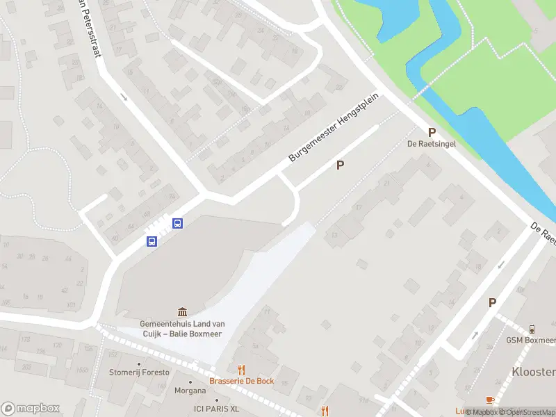 Politie naar de Burgemeester Hengstplein in Boxmeer vanwege ongeval met letsel