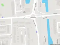 Ambulance met gepaste spoed naar de Planetenplein in Spijkenisse