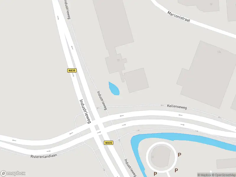 Politie naar de Industrieweg in Tiel vanwege aanrijding met letsel