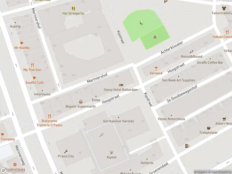 Traumahelikopter naar de Hoogstraat in Rotterdam