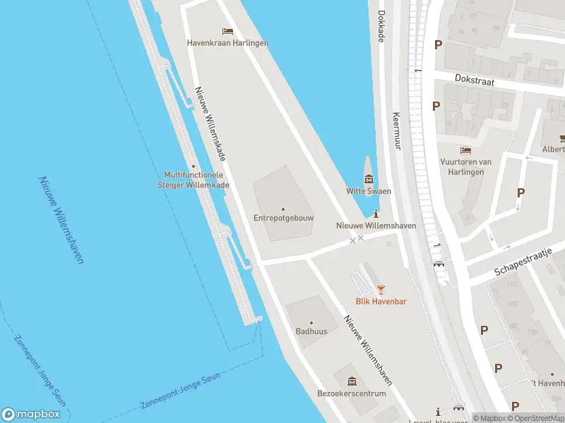 Ambulance en brandweer met grote spoed naar de Dokkade in Harlingen