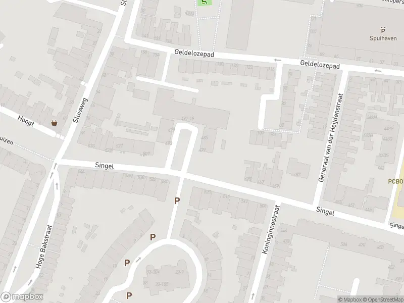 Ambulance met grote spoed naar de Singel in Dordrecht