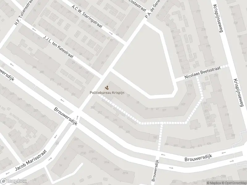 Ambulance met grote spoed naar de Nicolaas Beetsplein in Dordrecht